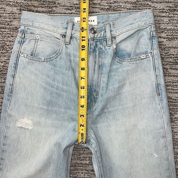 New SLVRLAKE Beatnik Straight Jeans Distressed Size 26 - Picture 11 of 16